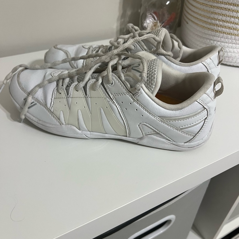 worn varsity cheer shoes bought for 115 still have a lot of life in them!